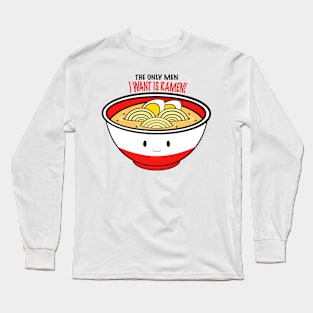 kawaii ramen Long Sleeve T-Shirt